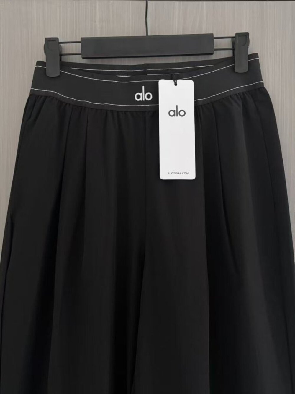 Alo Yoga Suit Up Pants Black Regular Fit With Tags (Brand New)Loose-Fit Trousers - Picture 11 of 13